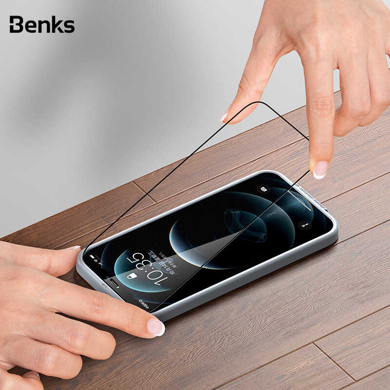 Benks V Pro Plus iPhone 12 Pro Şeffaf Ekran Koruyucu Benks V Pro Plus iPhone 12 Pro Şeffaf Ekran Koruyucu
